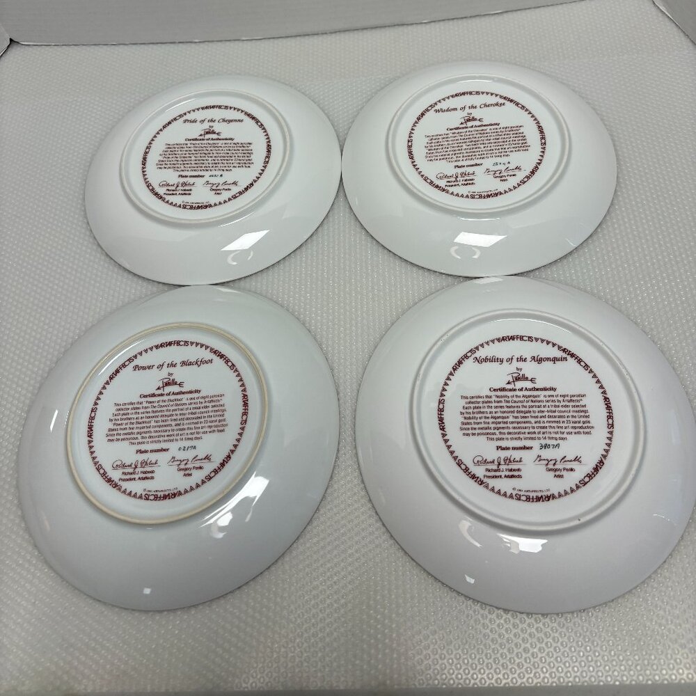 Set of 4: Watchful Eyes by Perillo #1774C,35003,0296B,2520B - 1542 - Picture 2 of 2